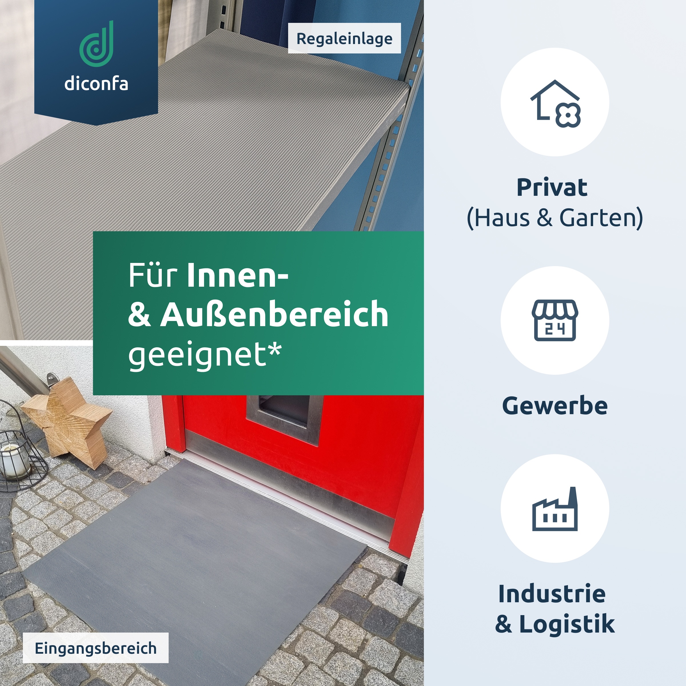 Feinriefenmatte Gummimatte 3mm stark grau nach Maß