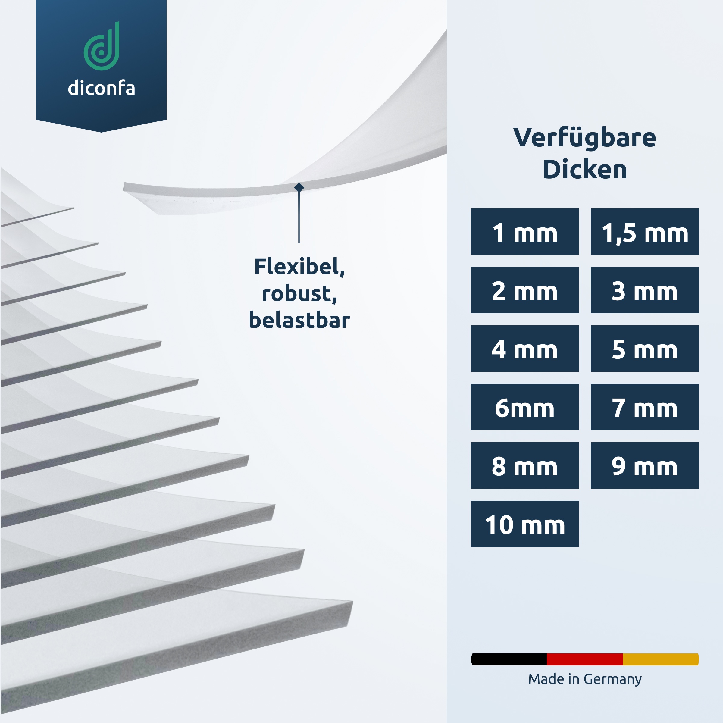 transparente Weich-PVC Platte nach Maß
