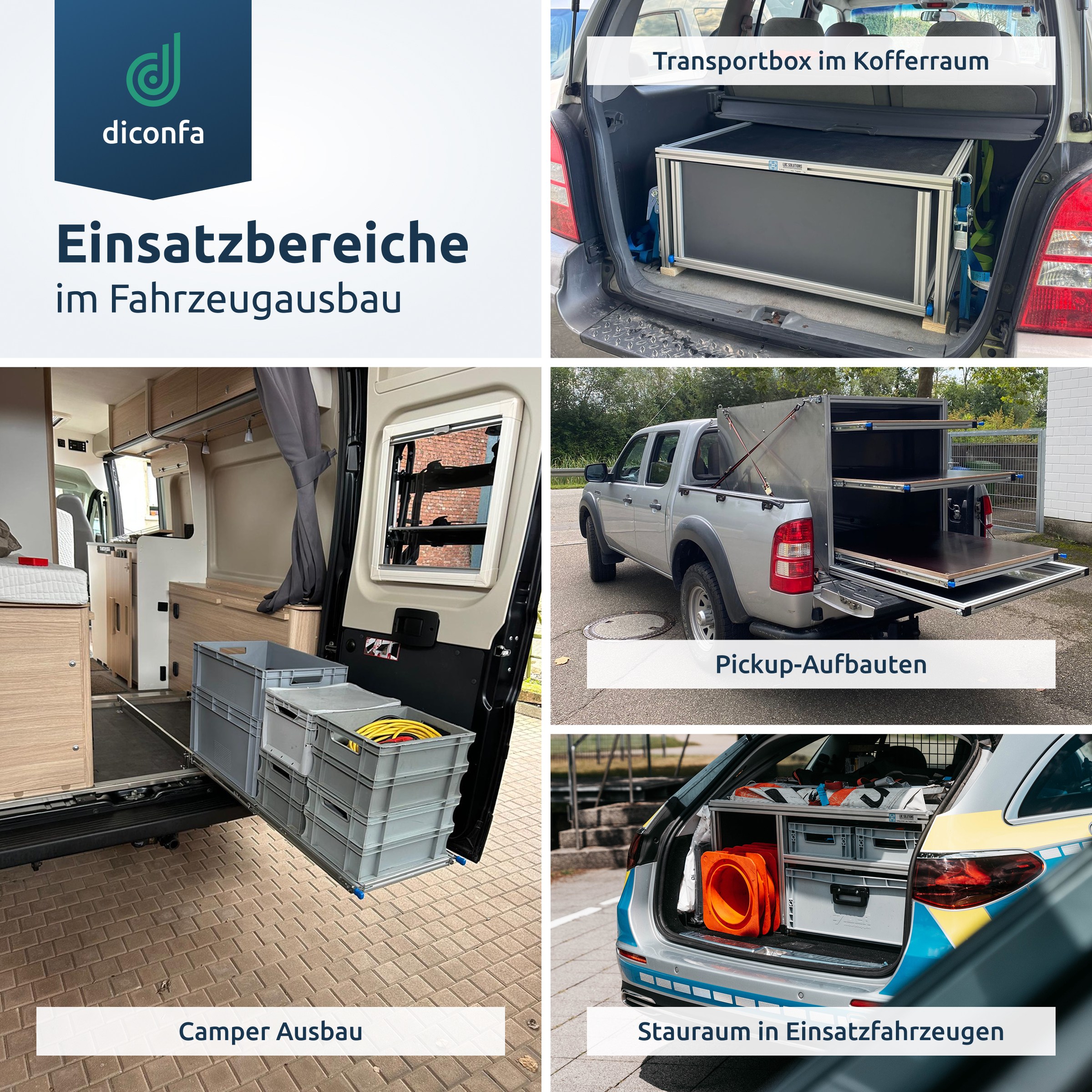 Aluprofil verschiedene Größen nach Maß