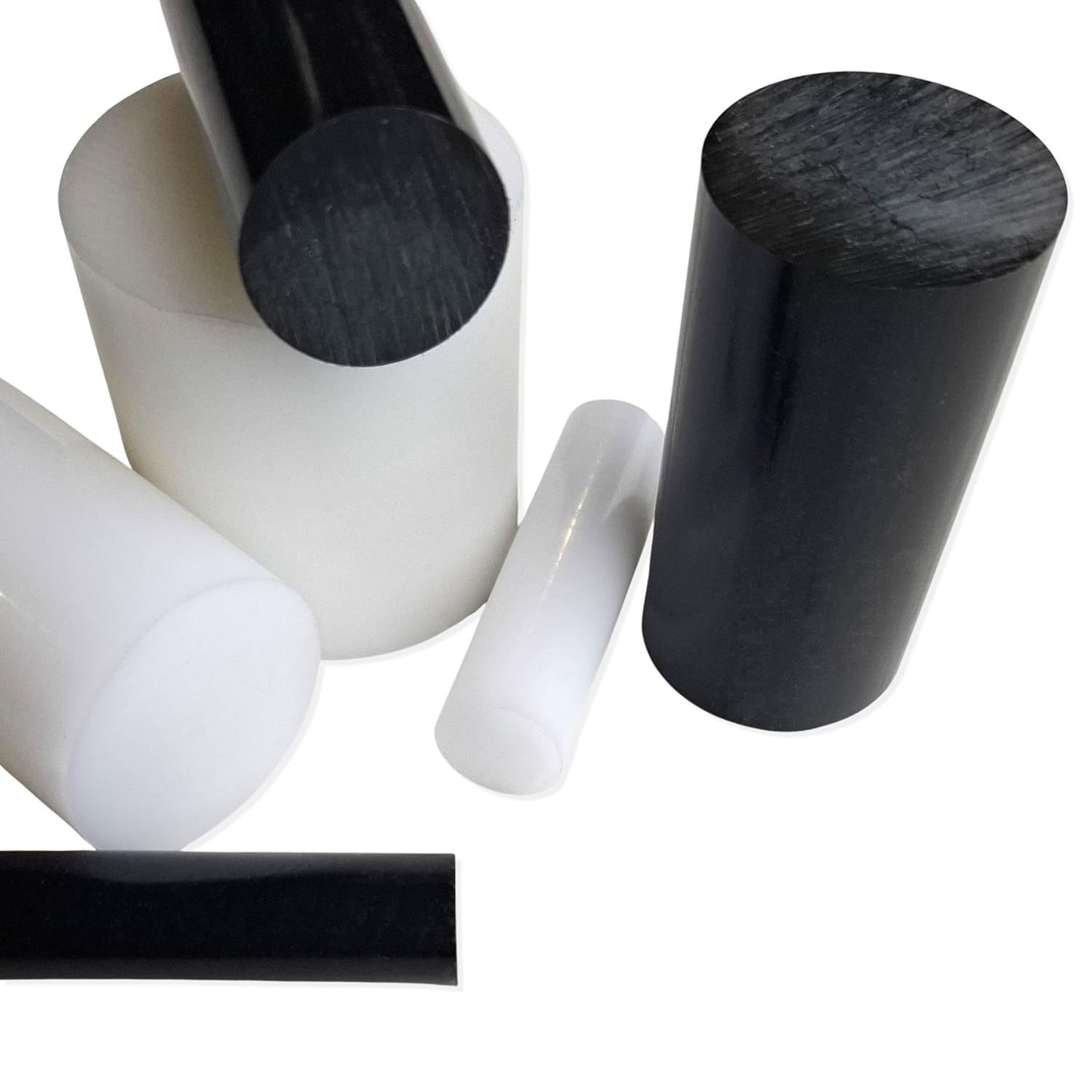 POM Rundstab schwarz nach Maß