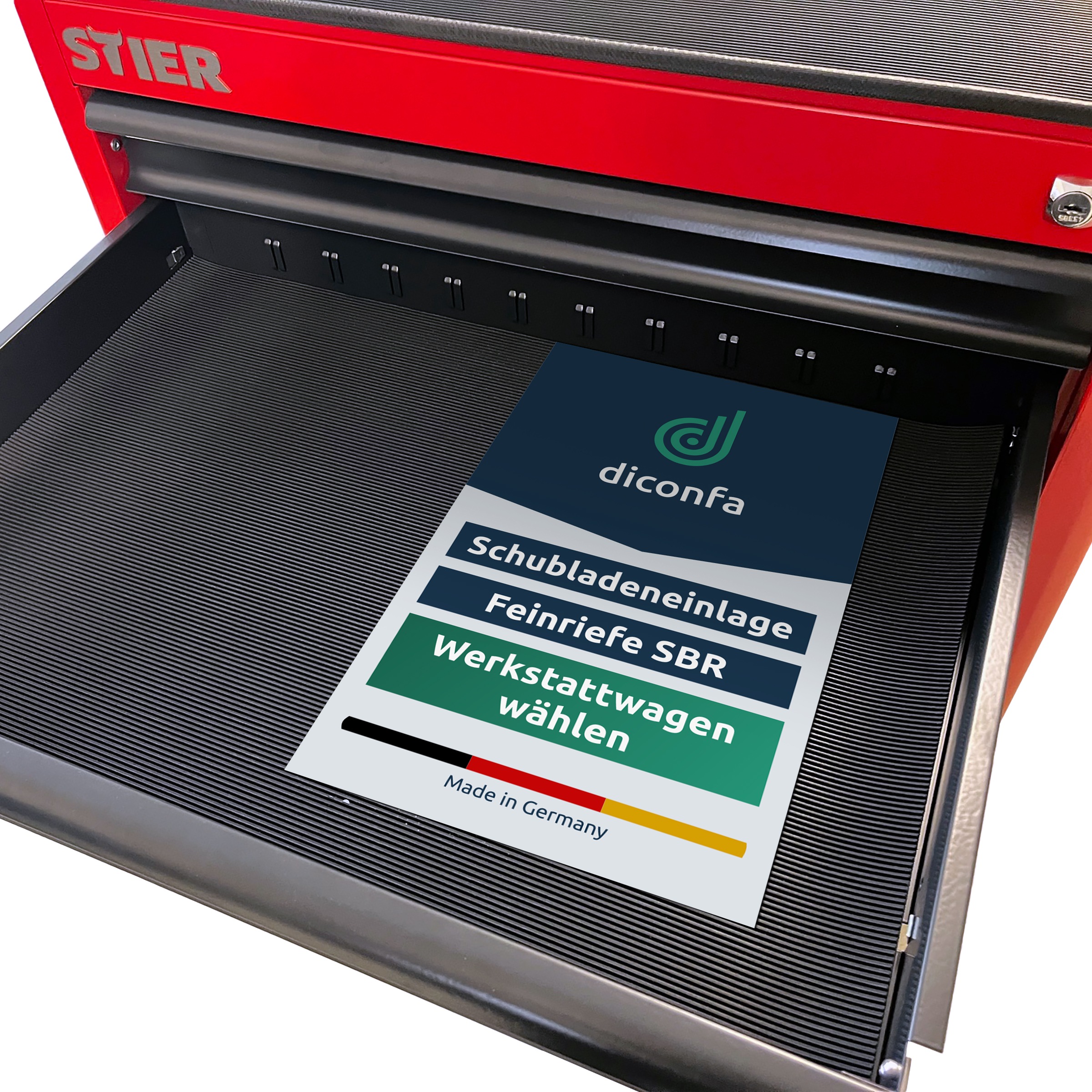 Schubladeneinlage Werkstattwagen verschiedene Größen - Standard - SBR