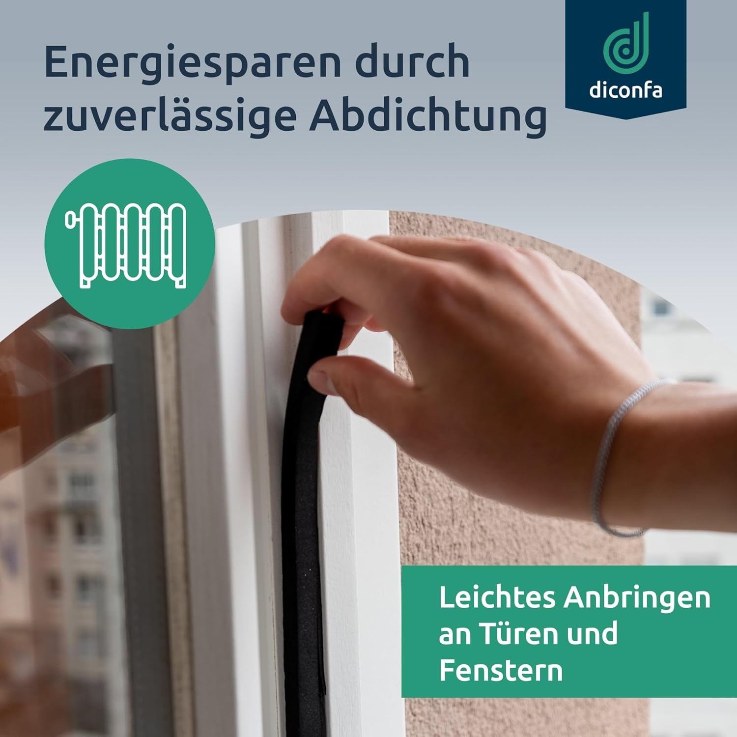 EPDM Zellkautschuk Dichtungsband selbstklebend