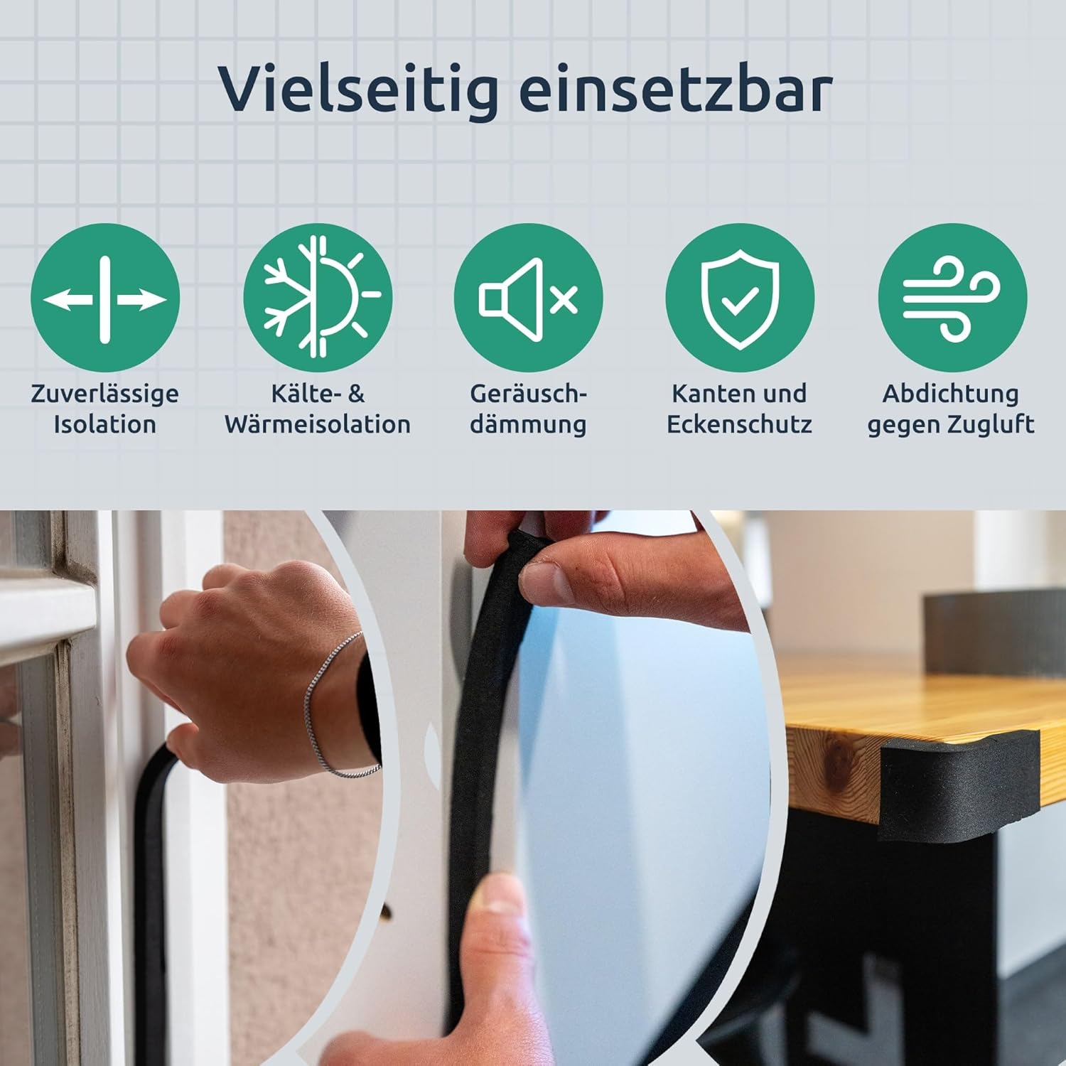 EPDM Zellkautschuk Dichtungsband selbstklebend