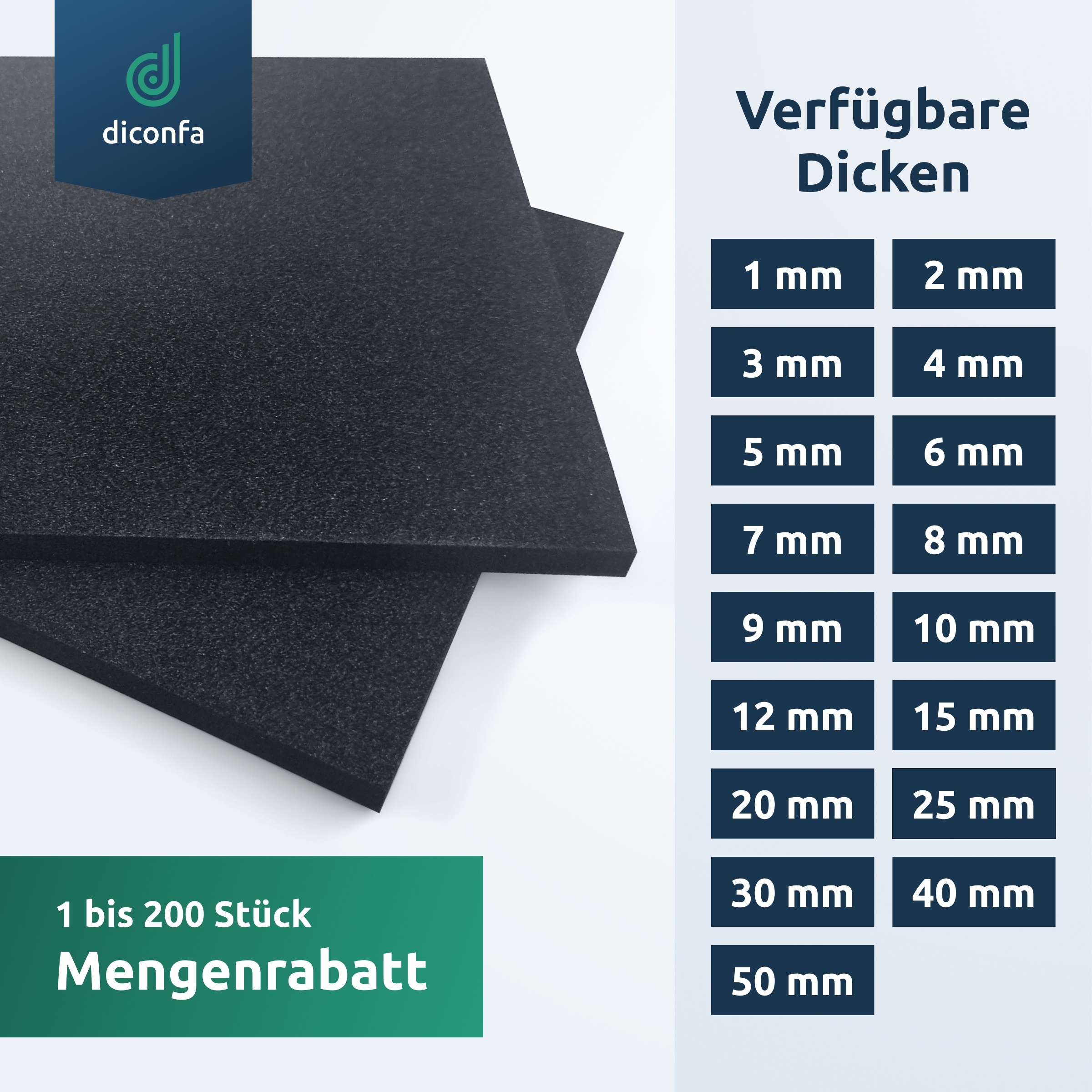 Zellkautschuk EPDM Schaumstoffplatte ca. DIN A4 - selbstklebend