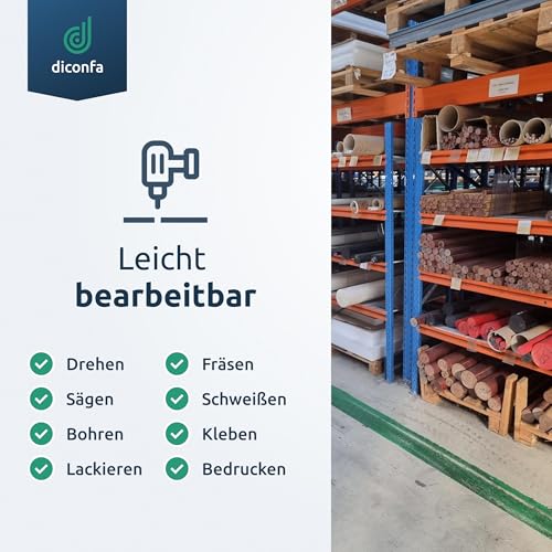 PVC Rundstab schwarz nach Maß