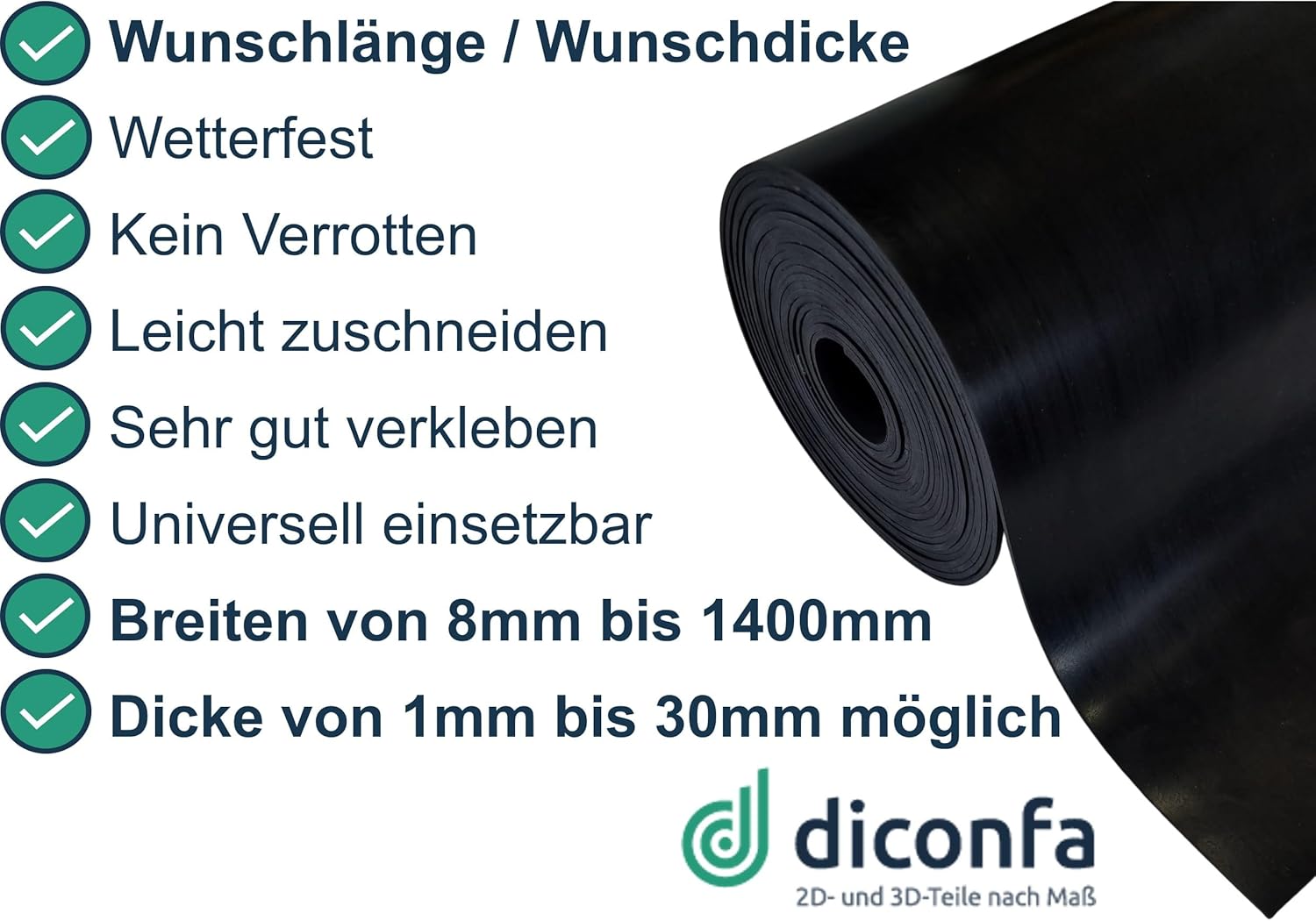 Gummimatte FKM nach Maß