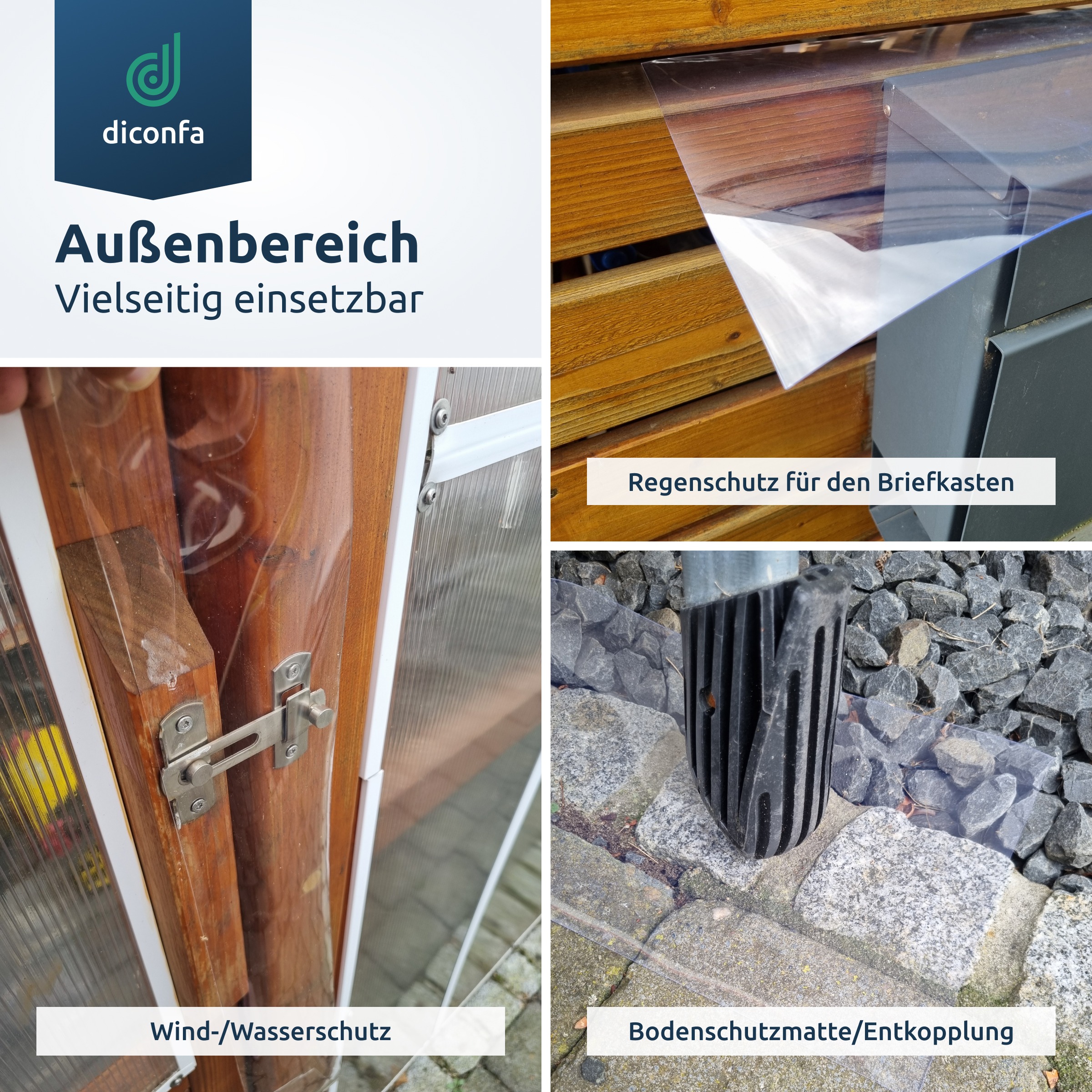 PVC-Streifen glasklar nach Maß