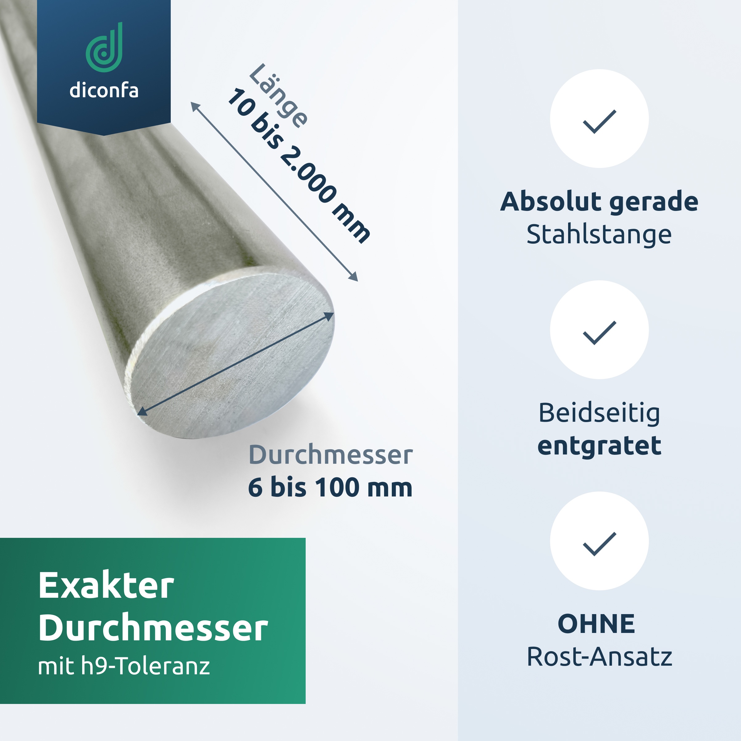 Rundstahl S355 J2+C nach Maß