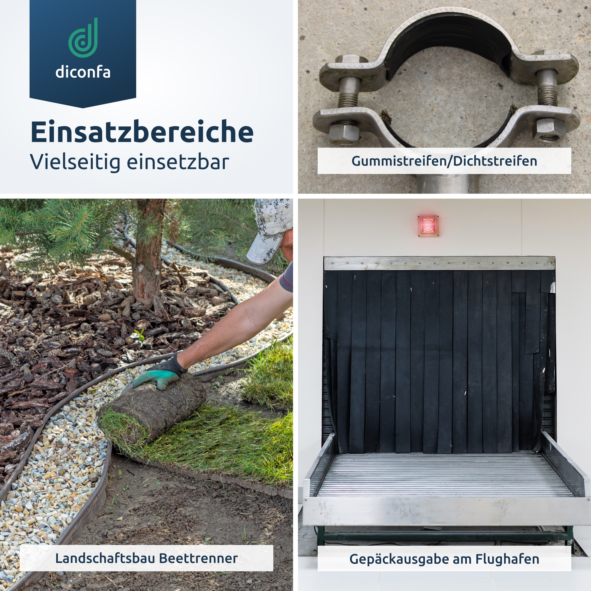 Gummistreifen nach Maß